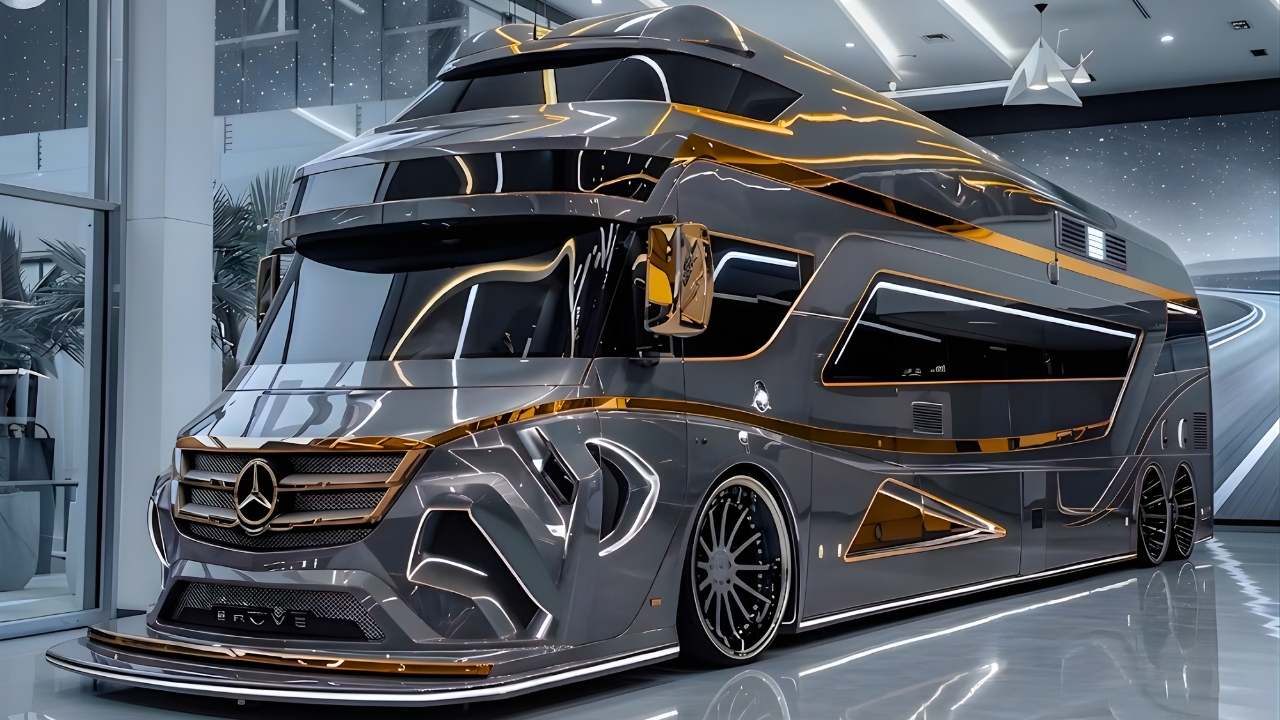 2026 Mercedes-Benz Motorhome Revealed With 340 HP Hybrid Engine, Solar Power, Luxury Interior, and 7-Day Off-Grid Capability